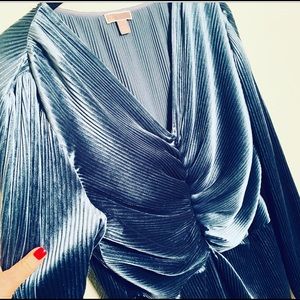 Blue knee-Length Cocktail Dress